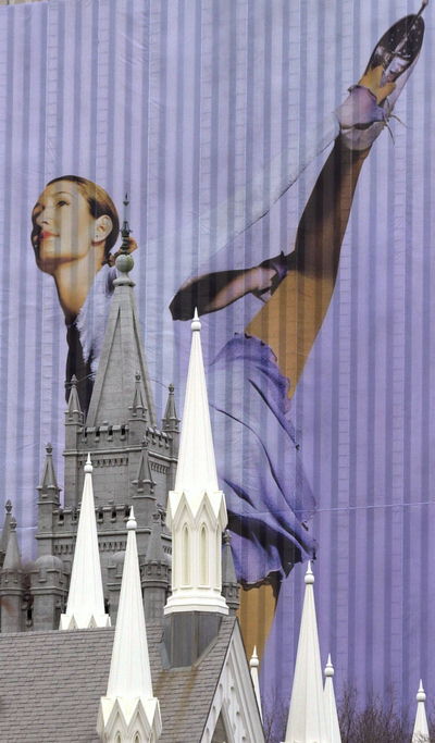 Salt Lake Temple and Olympics